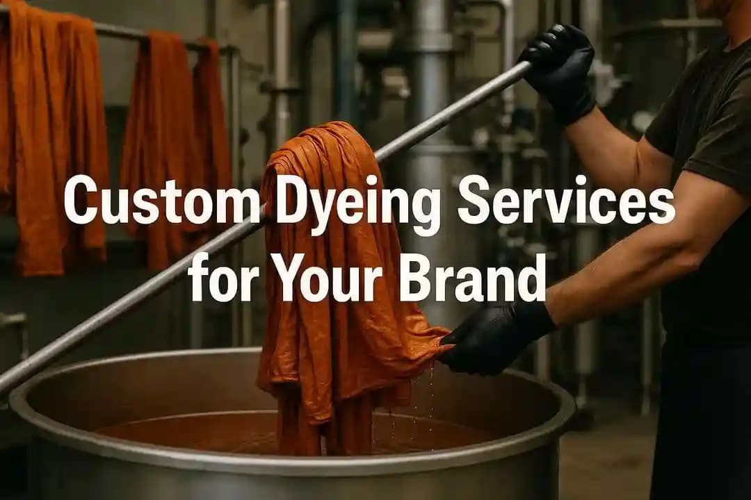 Custom Dyeing Services for Your Brand