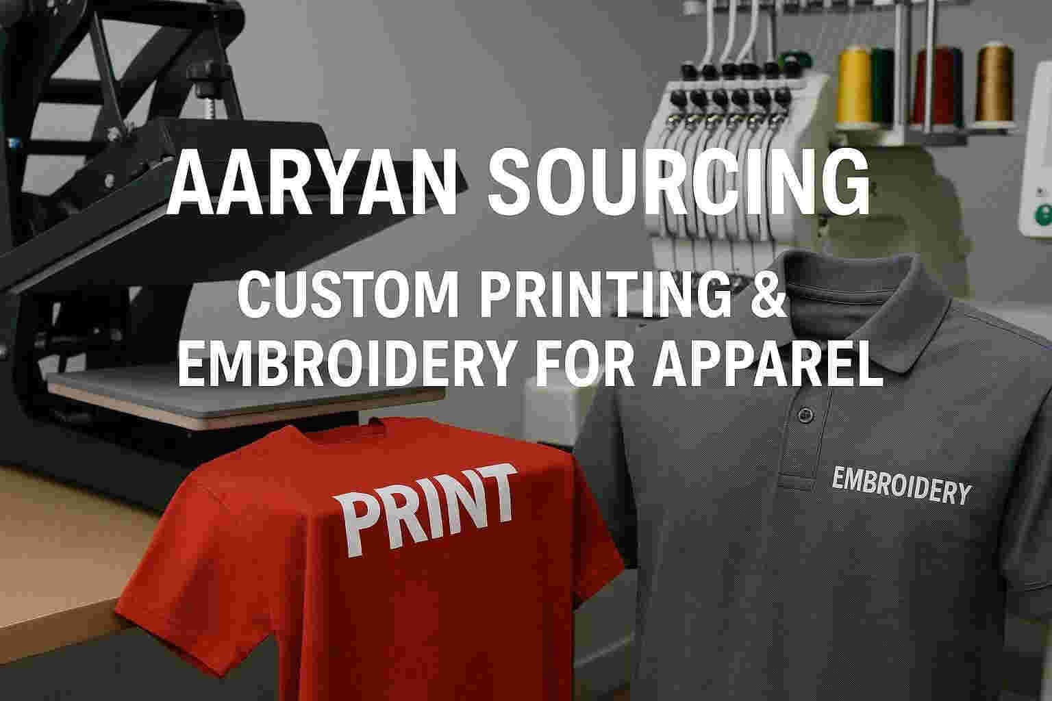 Custom Printing & Embroidery for Apparel