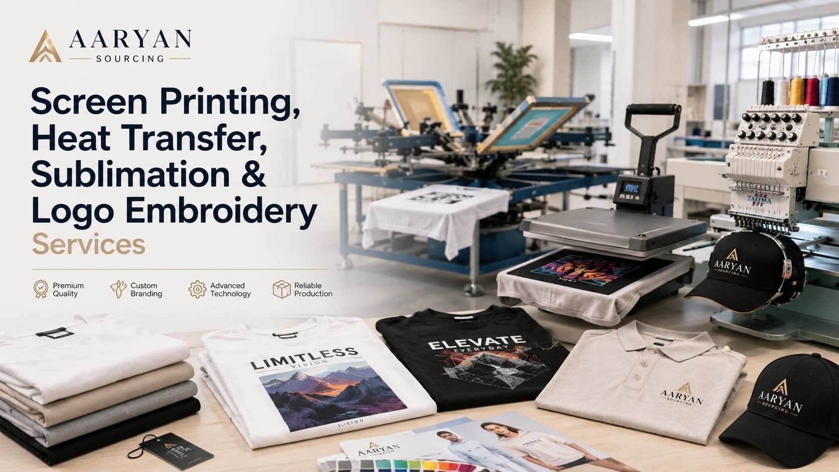 Screen Printing, Heat Transfer and Sublimation Printing - Custom apparel printing and embroidery