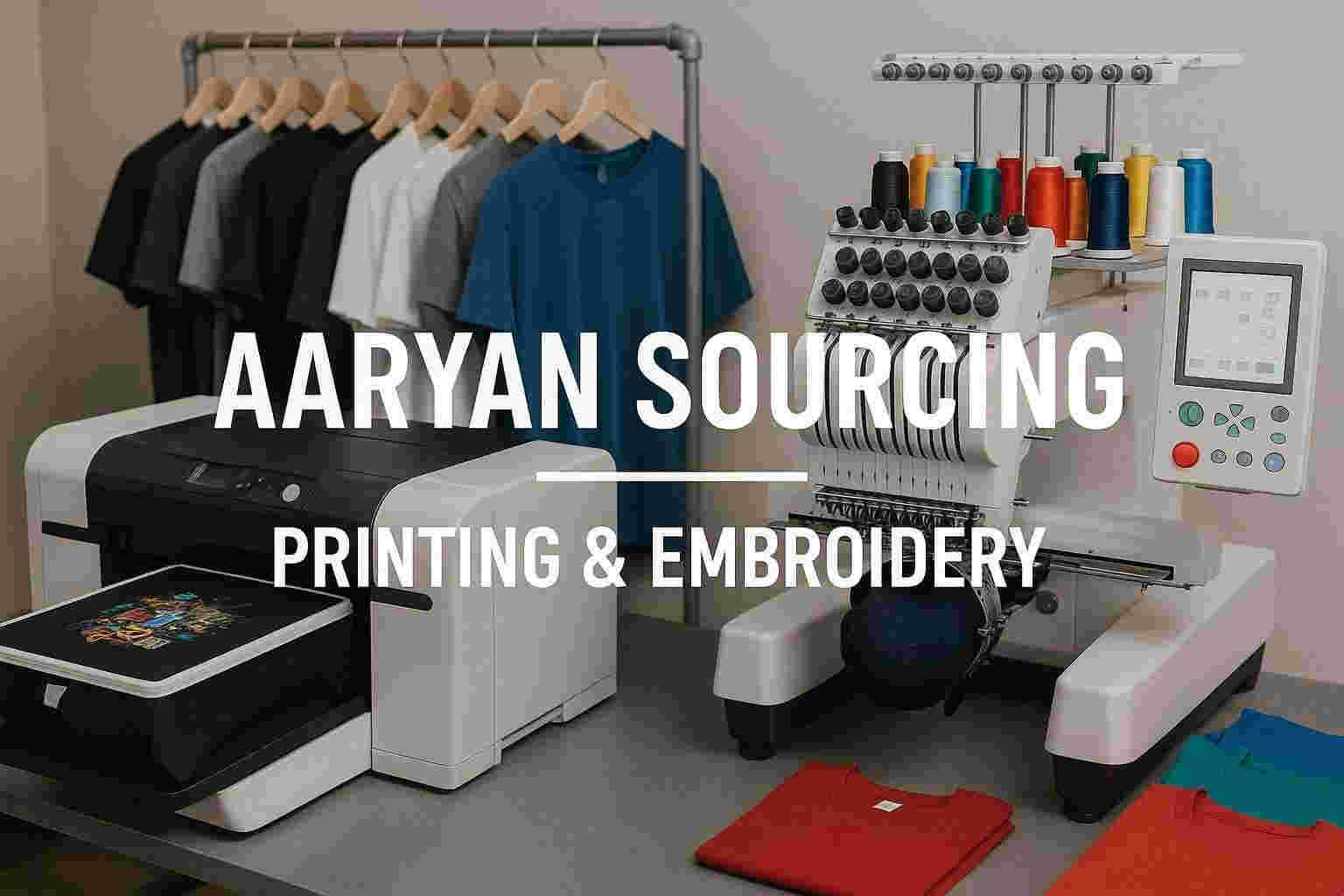 custom apparel printing and embroidery for branded garments